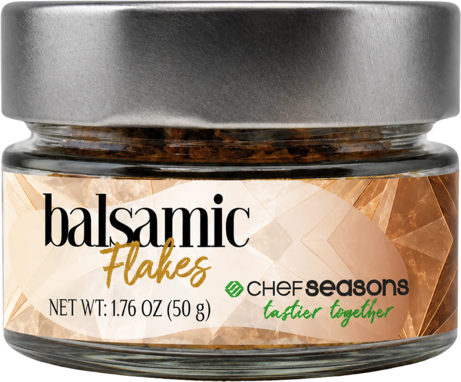 Chef Seasons Balsamic Flakes, original product packaging