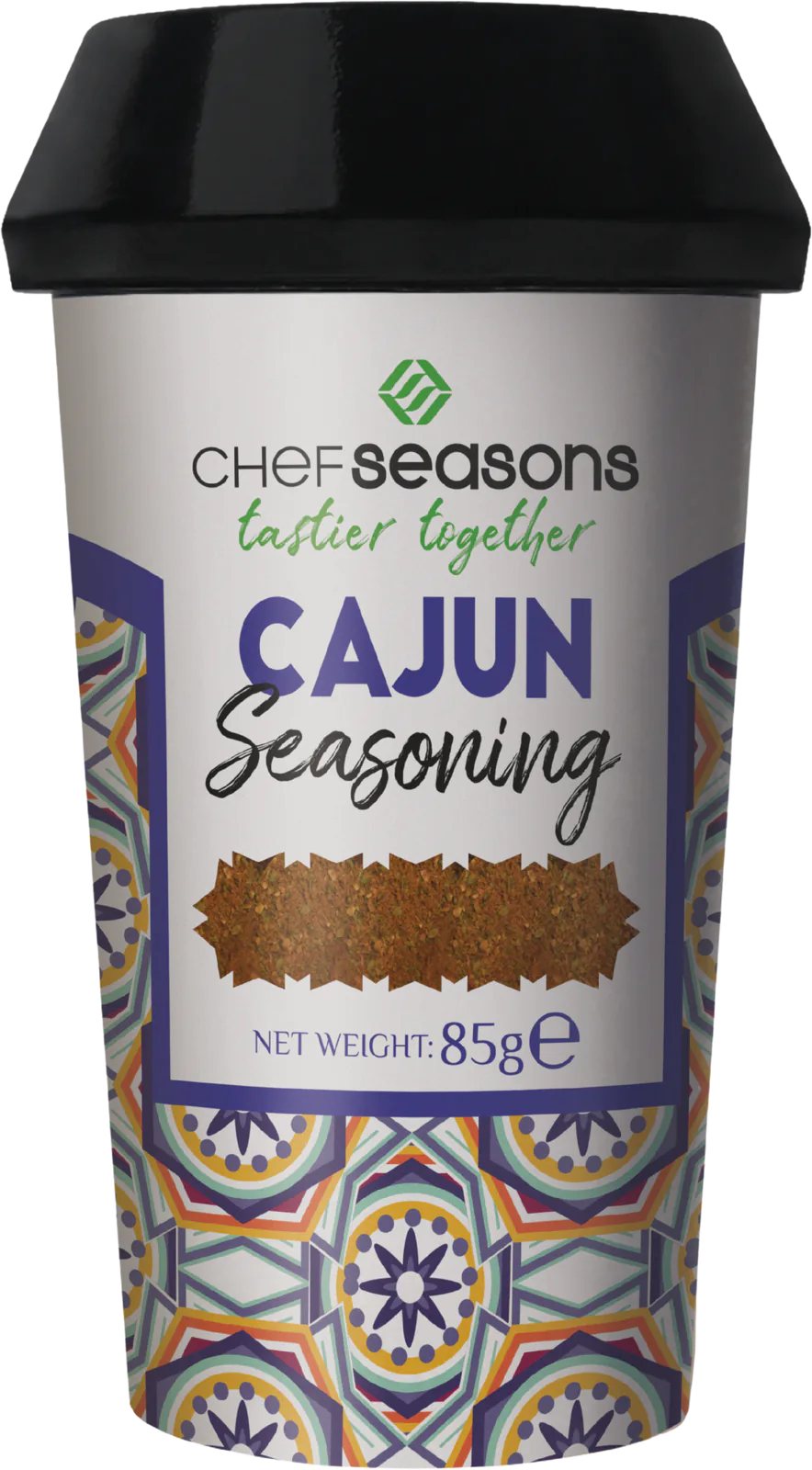 Chef Seasons Cajun Seasoning, original product packaging