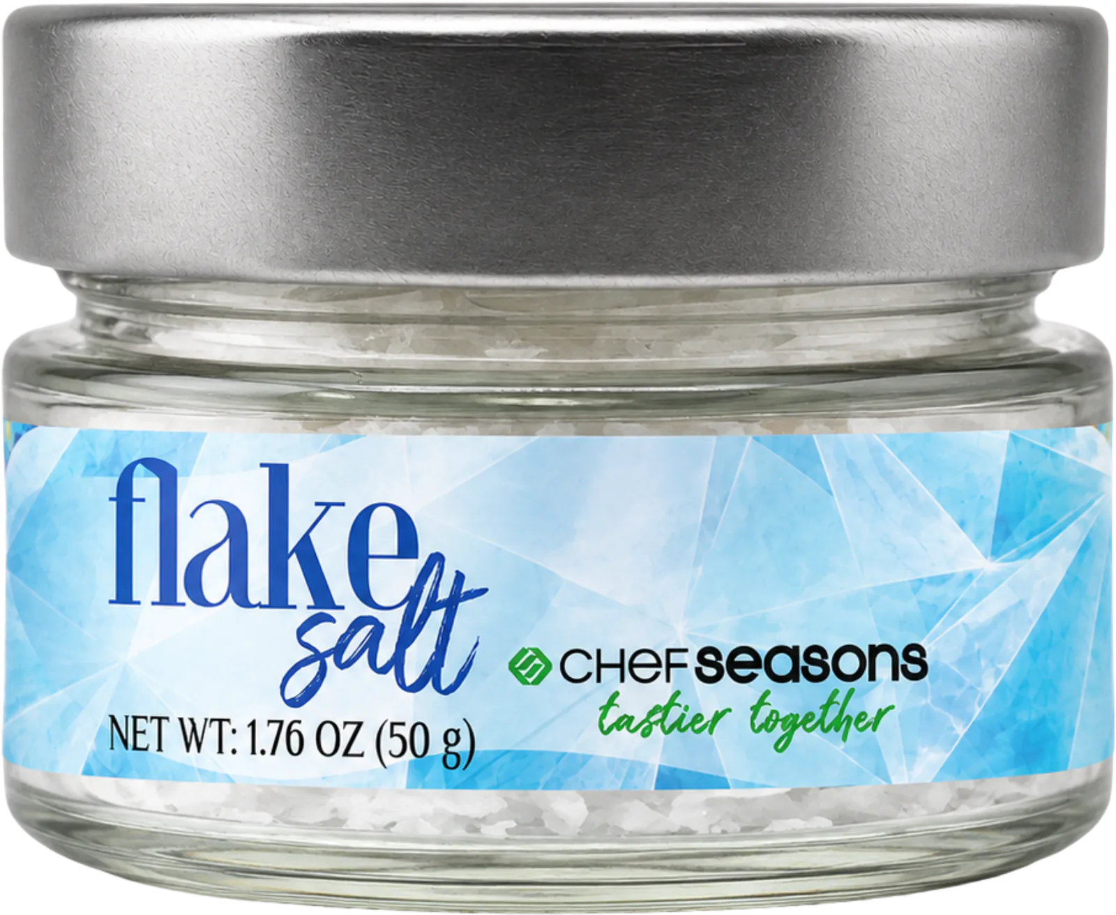 Chef Seasons Flake Salt, original product packaging