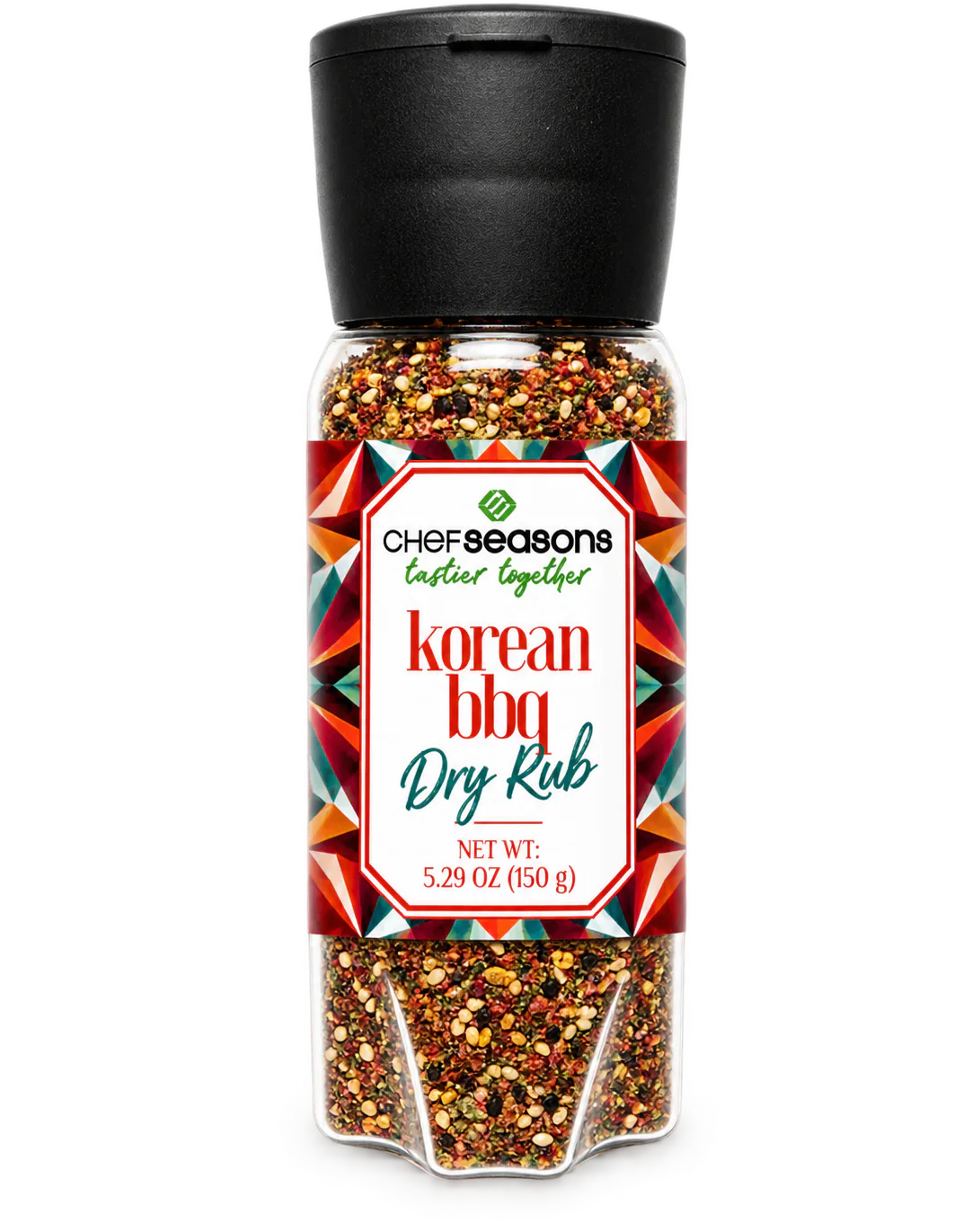Chef Seasons Korean BBQ Dry Rub, original product packaging