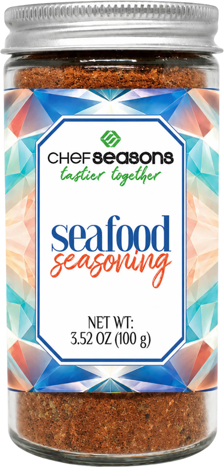 Chef Seasons Seafood Seasoning, original product packaging