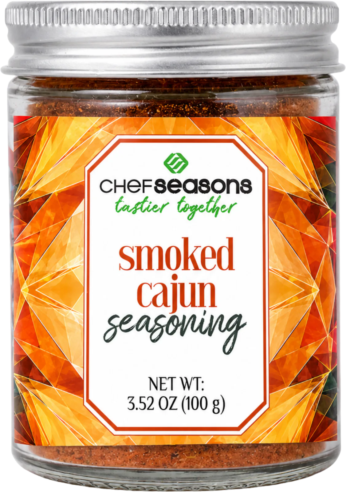 Chef Seasons Smoked Cajun Seasoning, original product packaging